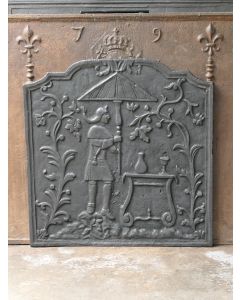 Plaque en Fonte Chinoiserie