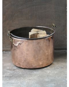 Porte Bûches en Cuivre Poli
