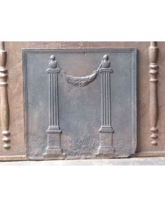 Plaque de Cheminée 'Colonnes de Liberté'