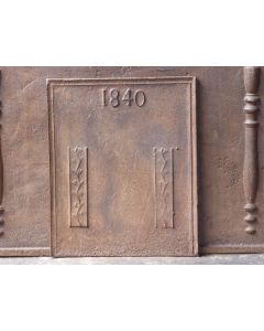 Plaque Cheminée Napoleon III