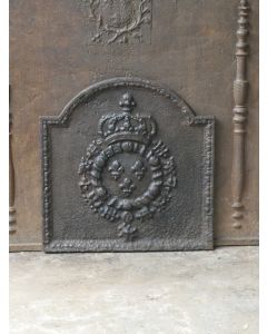 Plaque de Cheminée 'Armes de France'