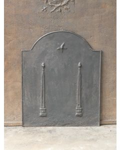  Plaque Cheminée 'Piliers de la Liberté'