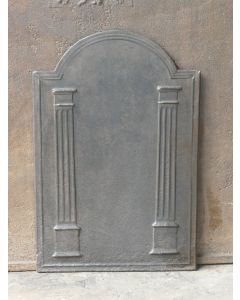 Plaque de Cheminée 'Colonnes de Liberté'