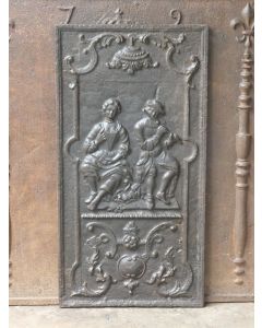 Plaque de Cheminée 'Femme'