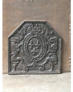 Plaque de Cheminée 'Armes de France'