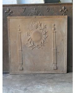 Plaque Fonte Néoclassique