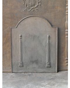 Plaque de Cheminée 'Colonnes de Liberté'