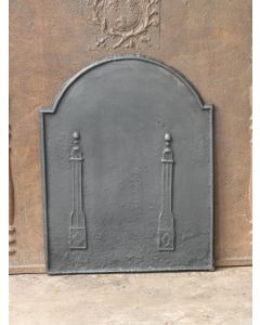 Plaque de Cheminée 'Colonnes de Liberté'