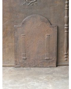 Plaque de Cheminée 'Colonnes de Liberté'