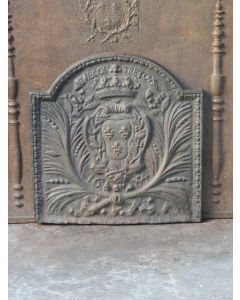 Plaque de Cheminée 'Armes de France'
