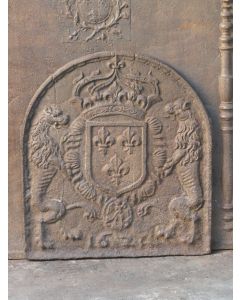 Plaque de Cheminée 'Armes de France'