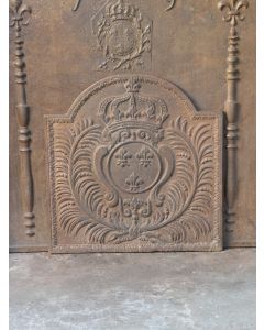 Plaque de Cheminée 'Armes de France'