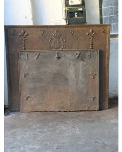 Plaque de Cheminée 'Année'