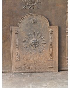Plaque de Cheminée 'Soleil'
