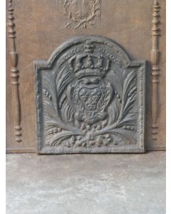 Plaque de Cheminée 'Armes de France'