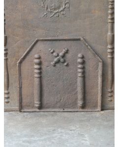 Plaque de Cheminée 'Croix de Saint André'
