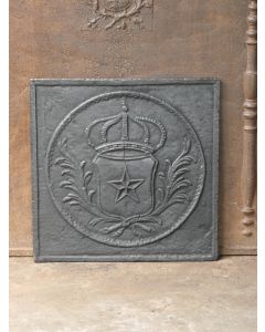 Plaque de Cheminée 'Armes de France'