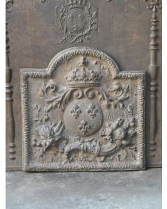 Plaque de Cheminée 'Armes de France'