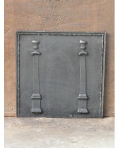 Plaque de Cheminée 'Colonnes de Liberté'