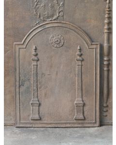 Plaque de Cheminée 'Colonnes de Liberté'