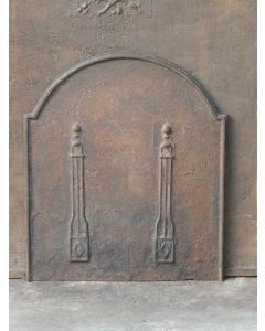 Plaque de Cheminée 'Colonnes de Liberté'