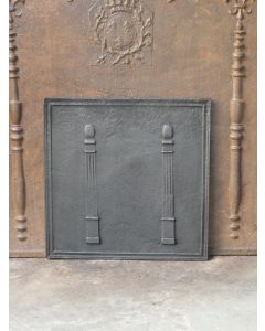 Plaque de Cheminée 'Colonnes de Liberté'
