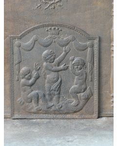 Plaque de Cheminée 'Amours'