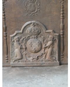 Plaque de Cheminée 'Armes de France'