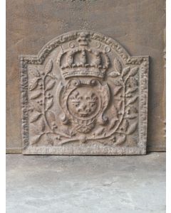 Plaque de Cheminée 'Armes de France'