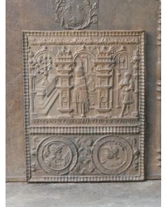 Plaque de Cheminée 'Thème Religieux'