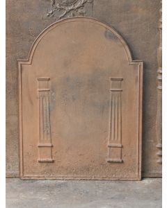 Plaque de Cheminée 'Colonnes de Liberté'