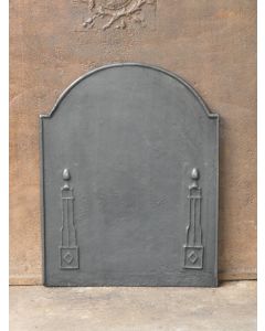 Plaque de Cheminée 'Colonnes de Liberté'