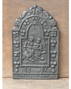 Plaque de Cheminée 'Amours'