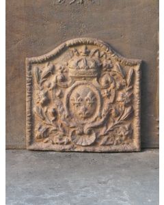 Plaque de Cheminée 'Armes de France'