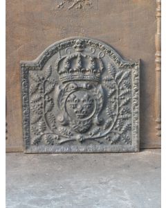 Plaque de Cheminée 'Armes de France'