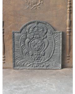 Plaque de Cheminée 'Armes de France'