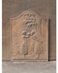 Plaque de Cheminée 'Bon Samaritain'