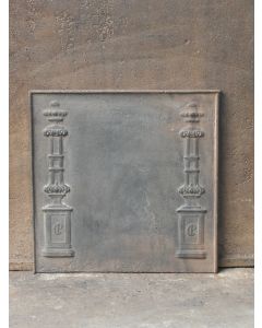 Plaque de Cheminée 'Colonnes de Liberté'