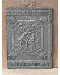 Plaque de Cheminée 'Scène Rurale'