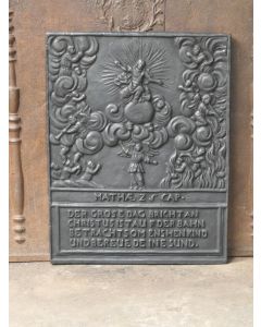 Plaque de Cheminée 'Thème Religieux'