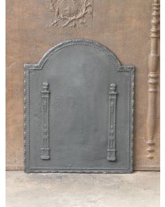 Plaque de Cheminée 'Colonnes de Liberté'
