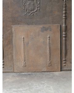 Plaque de Cheminée 'Colonnes de Liberté'