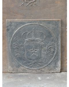 Plaque de Cheminée 'Armes de France'
