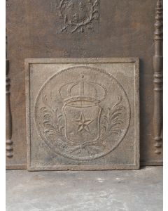 Plaque de Cheminée 'Armes de France'