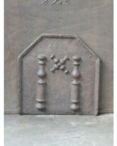 Plaque de Cheminée 'Croix de Saint André'