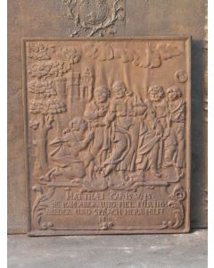 Plaque de Cheminée 'Thème Religieux'