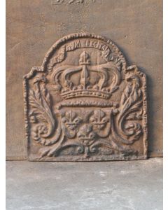 Plaque de Cheminée 'Armes de France'