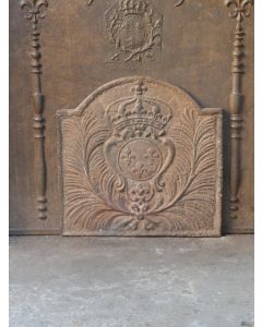 Plaque de Cheminée 'Armes de France'