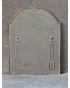 Plaque de Cheminée 'Colonnes de Liberté'