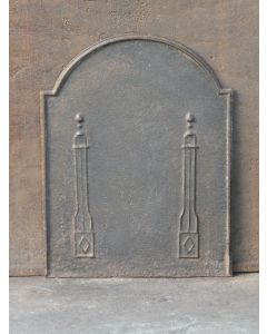 Plaque de Cheminée 'Colonnes de Liberté'
